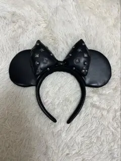 ディズニーカチューシャ レザースタッズ