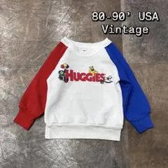 ★80-90’ USAヴィンテージ HUGGIES(ハギーズ) 2T,90cm