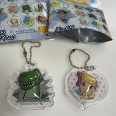 トイ・ストーリー ぷっくり3Dチャーム レックス　ボー・ピープ
