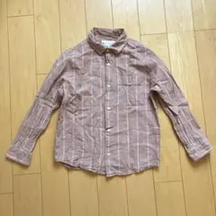 【ZARA】ストライプシャツ　長袖　122㎝