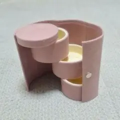 レイジースーザン ジュエリーケース 3段 ピンク