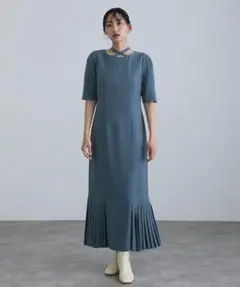 Pour Vous タイトシルエット切替えワンピースのサムネイル