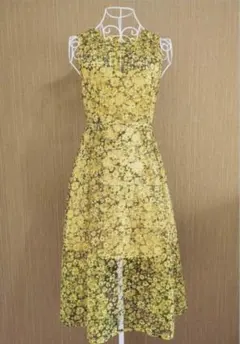 【匿名発送】ERUKEI＊花柄ミディアムドレス