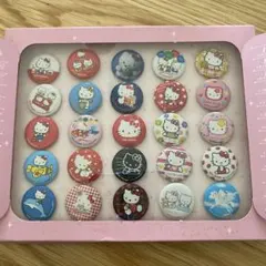 ハローキティ 誕生25周年記念　プレミアム　バッジセット