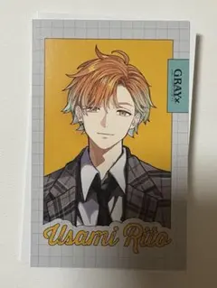 にじさんじ GRAY×ACCENT チェキ チェキ風カード 宇佐美リト