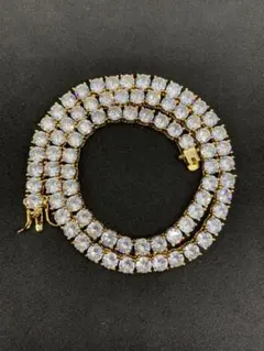 5㎜16インチ ゴールド ジルコニア ダイヤ ネックレス ブリンブリン