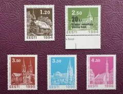 2686 外国切手 エストニア 1990年代 教堂建物 シリーズ 7種 未使用 2686 外国切手 エストニア 1990年代 教堂建物 シリーズ 7種 未使用