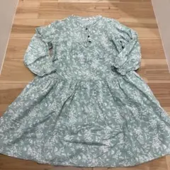 branshes 花柄コーデュロイワンピース 130