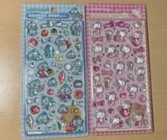 【正規品】ボンボンドロップシール　ハンギョドン、ピンクキティセット