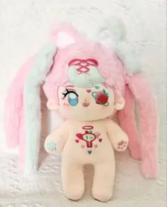 20cm ぬいぐるみ　コットンドール　スケルトン入り いちご天使ぬいぐるみ　本体 20cm ぬいぐるみ コットンドール スケルトン入り モモ天使ぬいぐるみ