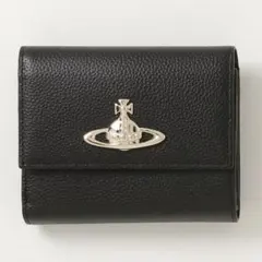 VivienneWestwood エグゼクティブ 三つ折財布 がま口 ブラック - メルカリ