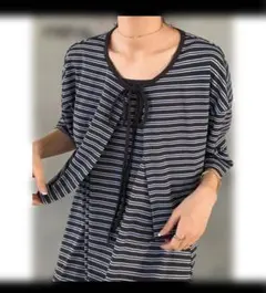 FRIFUL ストライプ柄 ワンピース 2点セット