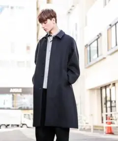 【美品】Lui's ルイス　ハイクオリティメルトンステンカラーコート