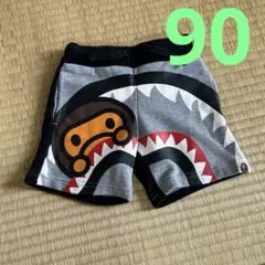 BAPE KIDS迷彩柄 サメデザイン ハーフパンツ80cm正規品 - メルカリ