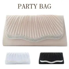 【美品】結婚式・パーティー用クラッチバッグ／フォーマルバッグ