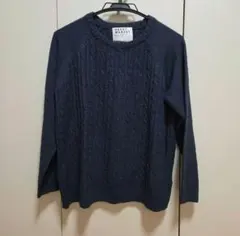 ハートマーケット　セーター　ニット　ネイビー　M