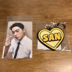 ATEEZ アチズ　FCくじ　スクラッチ　サン　トレカ　A ラバーキーホルダー