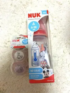 NUK プレミアムチョイス ほ乳びん（ミニーマウス）とNUKおしゃぶり（バンビ）