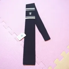 【新品未使用】J.PRESS ニットタイ ネイビー クレスト ネクタイ メンズのサムネイル