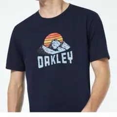 OAKLEY 半袖Tシャツ ネイビー