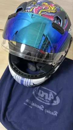 (Arai)バイクヘルメットフルフェイス辰柄⭐︎龍和柄 ミラースモーク付き(M) 2025年最新】Arai和柄フルフェイスの人気アイテム - メルカリ
