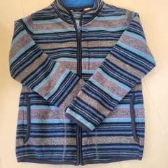UNIQLO フリースジャケット 130 ストライプ