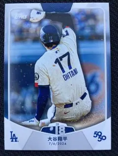 大谷翔平 topps now 日本語版 漢字Ver パラレル フォイル SP 大谷翔平 topps now 日本語版 漢字Ver パラレル フォイル SP