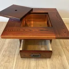 【木製座卓】囲炉裏つき◎アンティーク家具 木製座卓】囲炉裏つき◎アンティーク家具 楽天市場】囲炉裏座卓