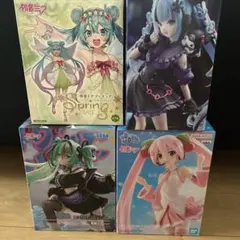 初音ミク　フィギュア　４点セット