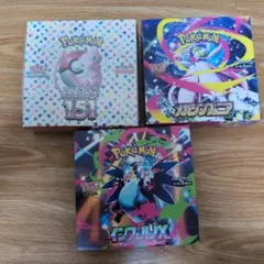 ポケモンカードゲーム 151、インフェルノX、メガシンフォニア BOX
