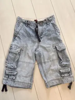 GAP KIDS カーゴハーフパンツ 7号 デニムブルー