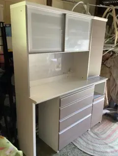 綾野製作所 カシータ 食器棚 キッチンボード 幅120cm ブラウン - メルカリ
