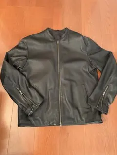 ✩アダムエロペ✩新品同様 シープレザー ノーカラー ライダースジャケットのサムネイル