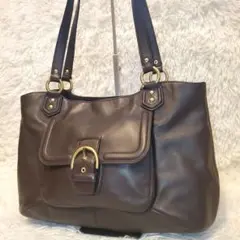 ⭐極美品⭐COACH SOHO ショルダーバッグ A4収納 オールレザー