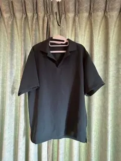 ドライポロシャツ　ダークグリーン