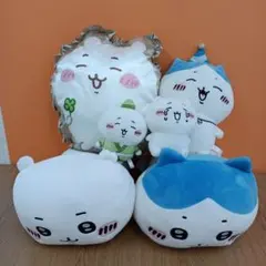 ちいかわ　ハチワレ　ぬいぐるみ　クッション　まとめ売り　6点　ばら売り不可