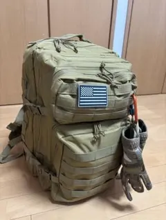 サバゲー用バックパック プレキャリも収納可能❗️50Lのサムネイル