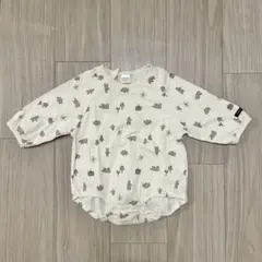 futafuta クマ柄ロンパース 70