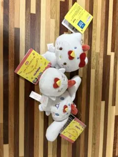 サンリオ　ローソン からあげクン　ぬいぐるみマスコット　キティ