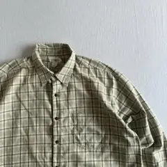 J.Crew チェックネルシャツ L 長袖 マチ付き