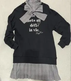 MezzoPiano リボン付きワンピース　160