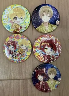 すとぷり　2020 Summer 莉犬くん るぅとくん 缶バッジ5個セット
