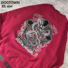 90s DOGTOWN BLACK DRAGON スウェット レッド XLのサムネイル
