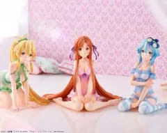 ソードアート・オンライン　シノン リーファ　アスナ　ネグリジェ1/4 フィギュア 渋スクフィギュア、「SAOアスナ・シノン・リーファ -ネグリジェ