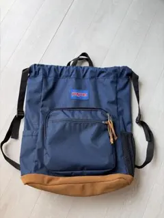 JANSPORT ドローストリング バックパック ネイビーのサムネイル