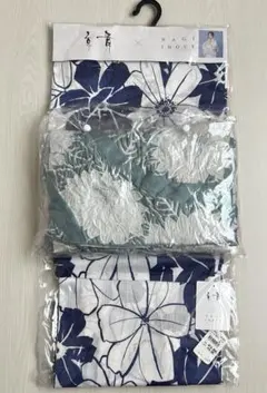 HANAE MORI 浴衣 単品 ブルー系 花柄 綿100% 新品 - メルカリ