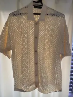 RAGEBLUE サマーニット半袖シャツ　Lサイズ