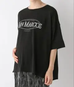 産前・産後対応マタニティ/シアーロゴプリントTシャツ LEPSIM レプシィムのサムネイル