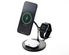 【新品未開封】ELECOM エレコム ワイヤレス充電器 EC-MS08BK