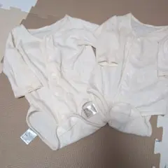 コットン長袖シャツ肌着2枚セット